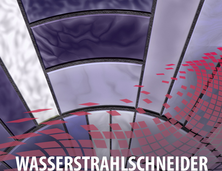 Wasserstrahlschneider für haarscharfe Schnittkanten, individuell gestaltete Bordüren und filigrane Formen 